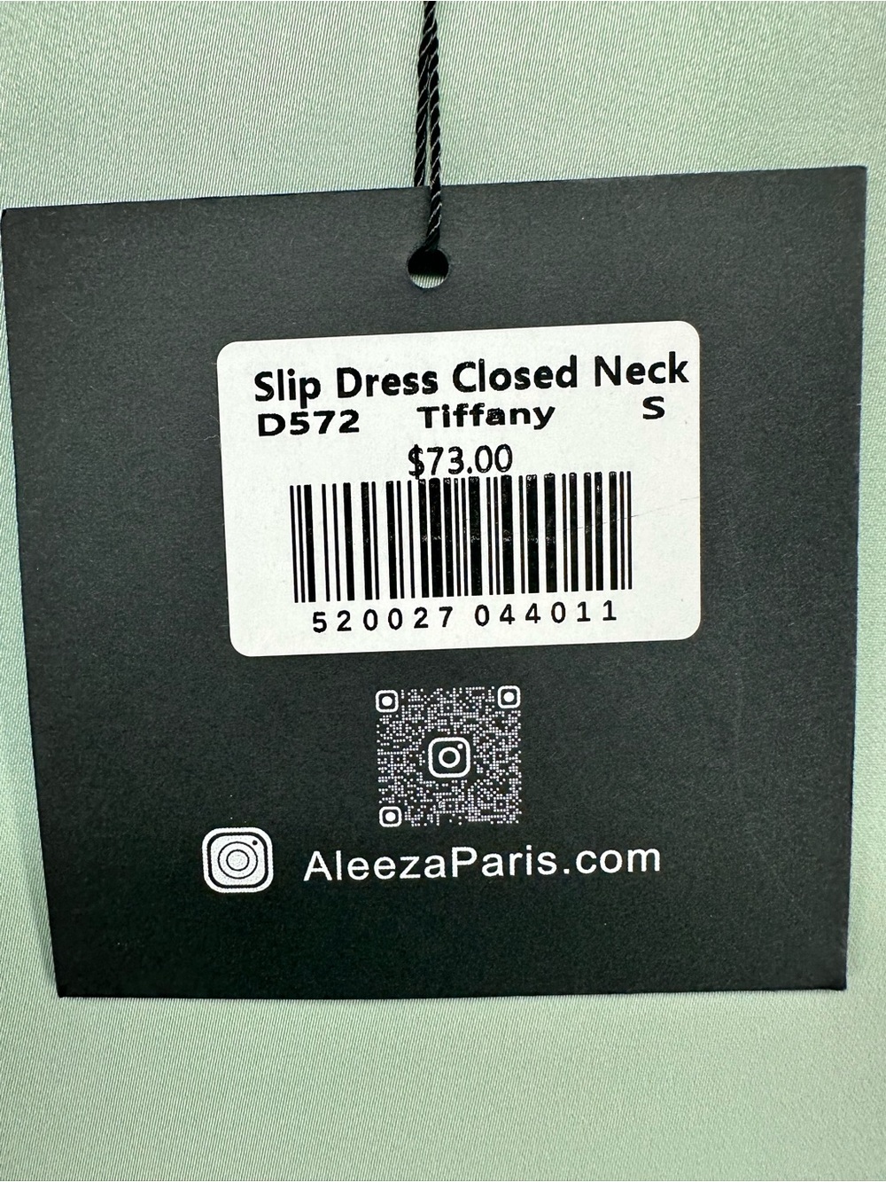 Aleeza Paris Dress Tiffany Mint Green Romantic Wedding Bridesmaid Maxi Slip S - Picture 7 of 10
